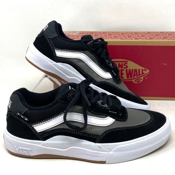 Vans Other - VANS Wayvee Shoes Low Suede Mesh Black Gray Sneakers Skate MENS SIZE 7.0